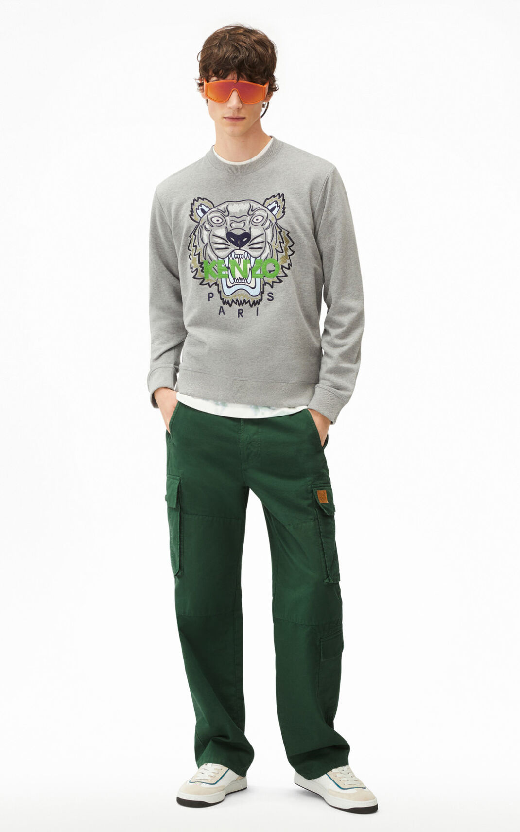 Sweat Kenzo Homme Tiger Grise ERDNS-2174